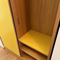 Garderobe Eiche massiv Kombi Multiplex gelb _3